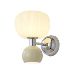 Cream Style Pumpkin Wall Lamp Master Bedroom Bedside Lamp