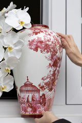 Retro Porcelain Vase Ornament