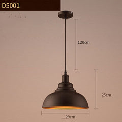 Vintage Iron Chandelier Shopping Mall Restaurant Black