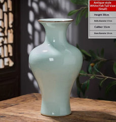 Antique-style Chinese Ceramic Vase, Home Decor Item